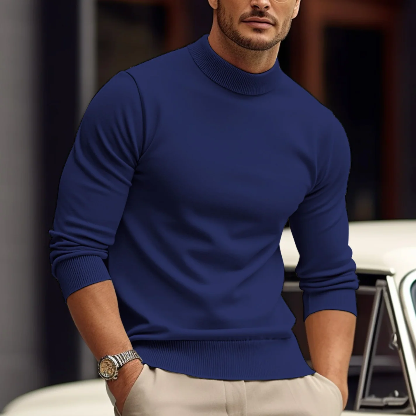 Pierre - Pull décontracté élégant pour homme – Image 3