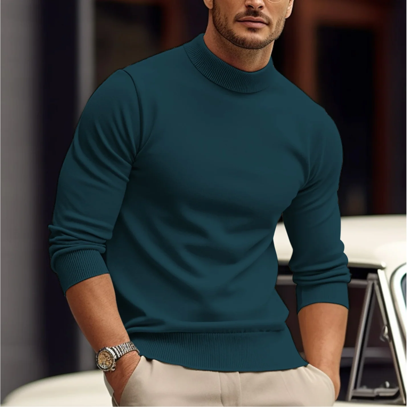 Pierre - Pull décontracté élégant pour homme – Image 2