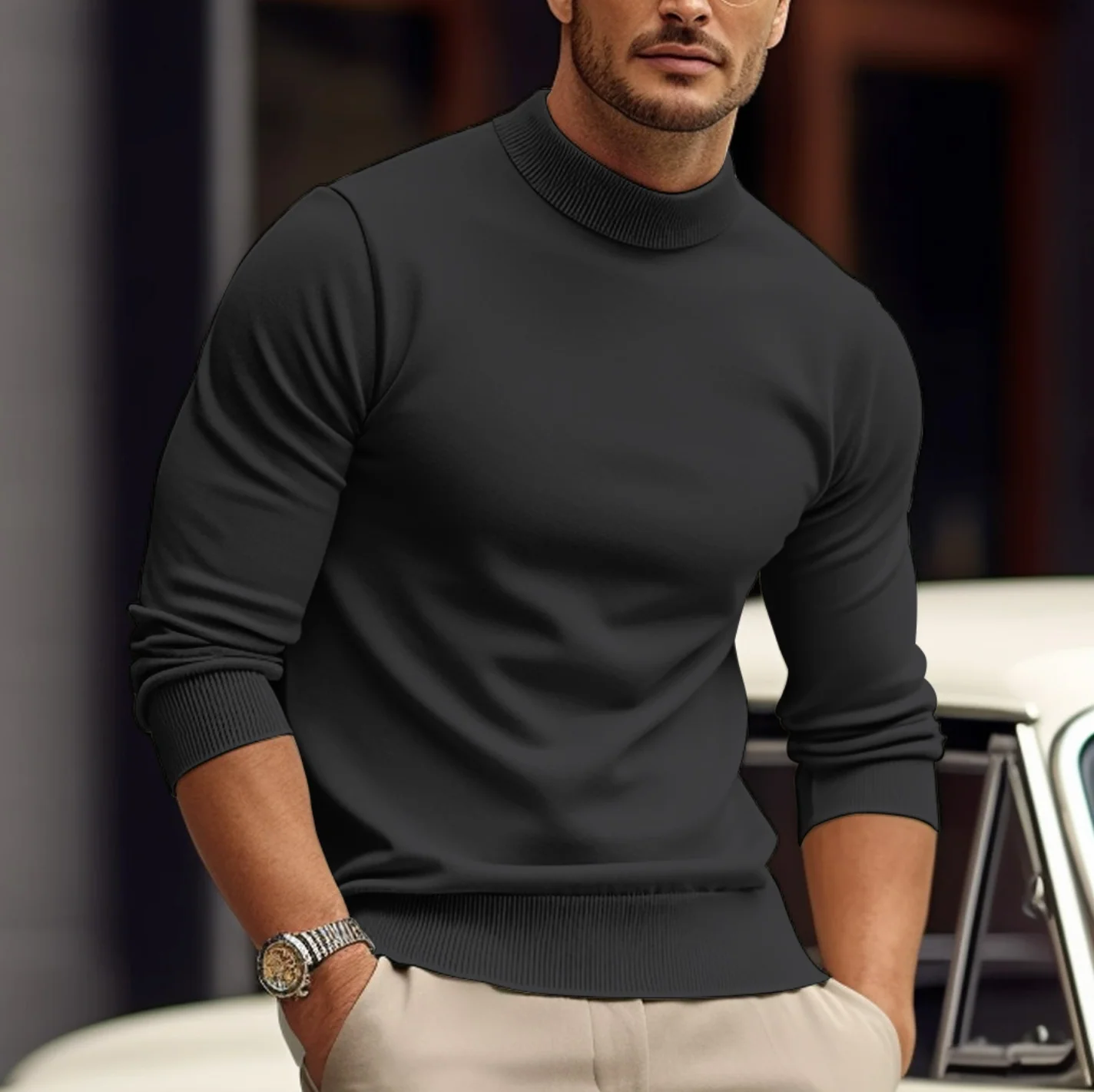 Pierre - Pull décontracté élégant pour homme – Image 5