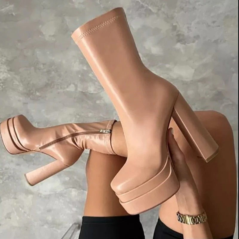 Ava - Bottines À Plateforme