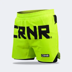 Short de training fonctionnel Jaune Fluo CRNR
