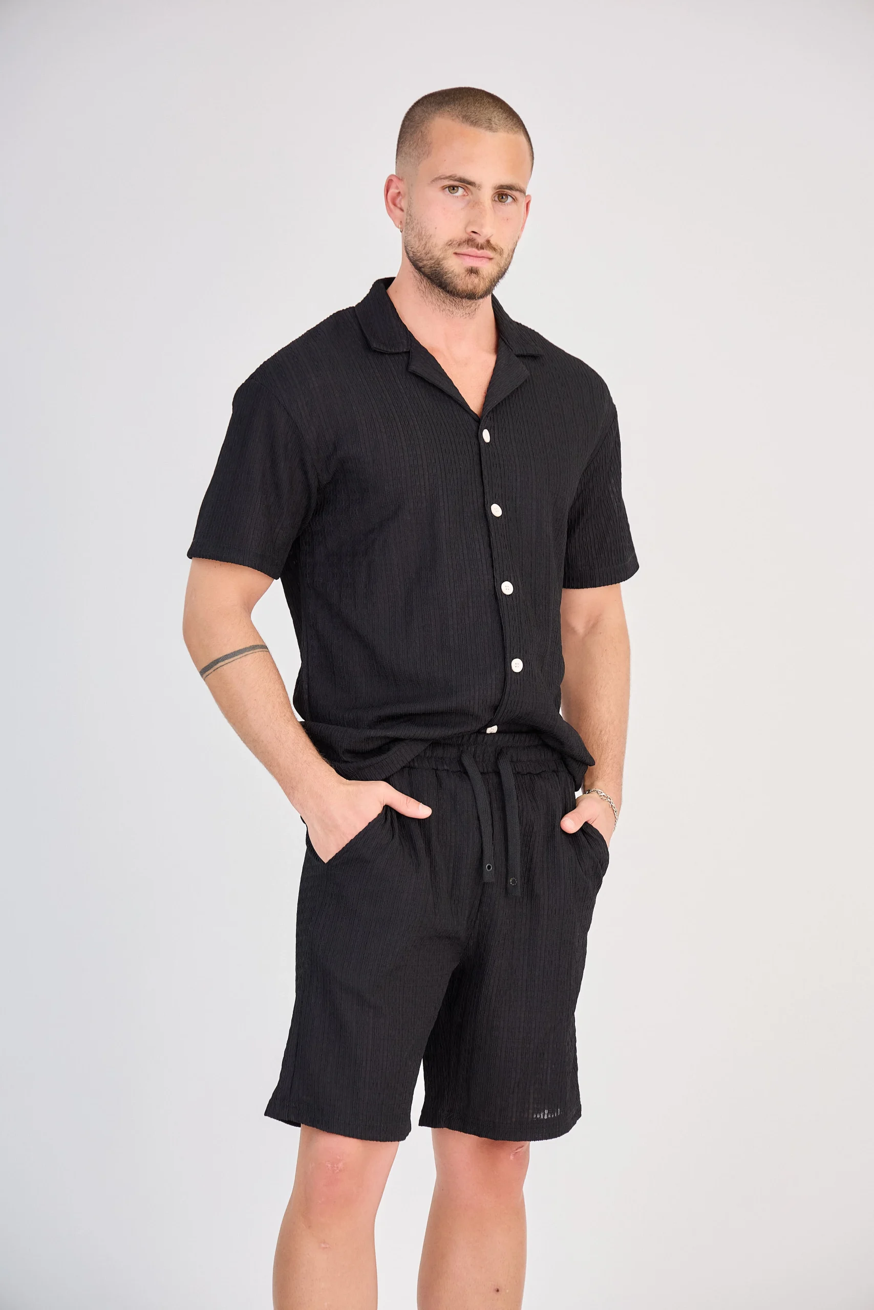 Ensemble Texturé Noir – Image 3