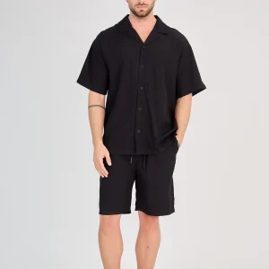 Ensemble Fluide Noir Short