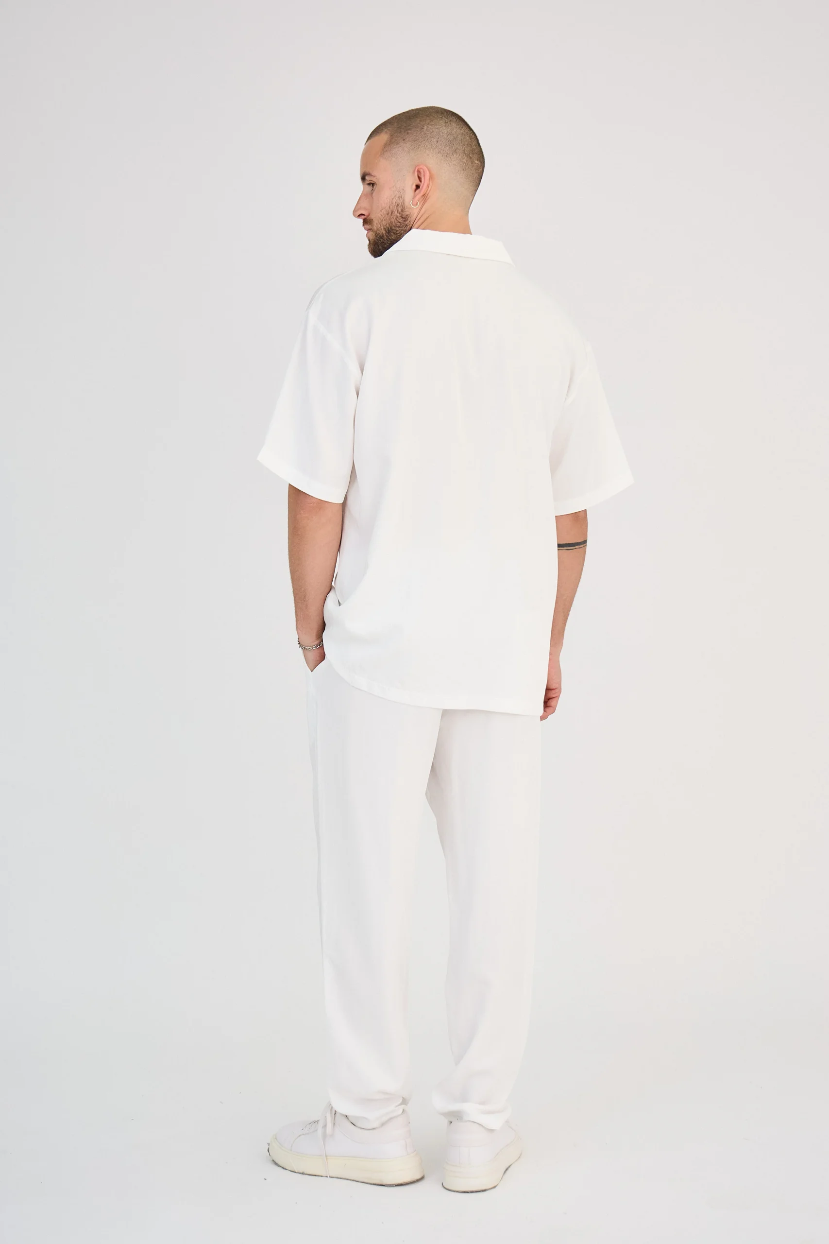 Ensemble Chemise & Pantalon - Blanc – Image 4