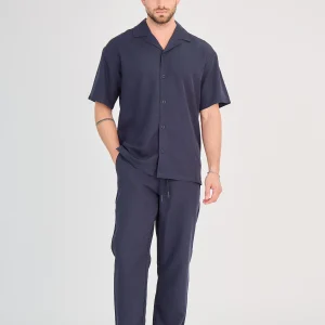 Ensemble Chemise & Pantalon - Marine