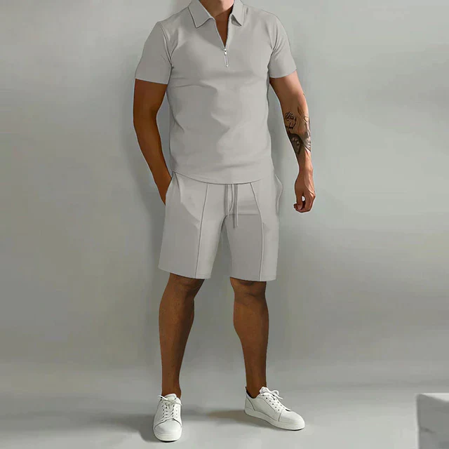 Drew - Polo shirt Set d'été - Décontracté - Coupe ample - Hommes – Image 3