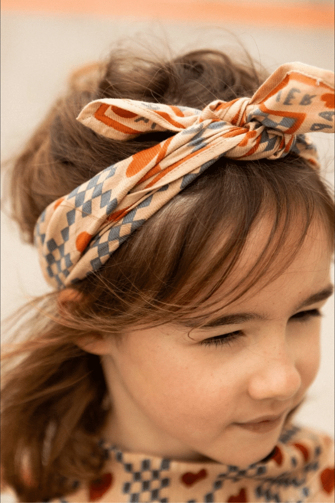 SMALL FOULARD MANIKA | Amor sand – Image 4