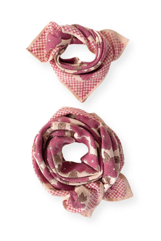 SMALL FOULARD MANIKA | Bloom Macadamia – Image 3