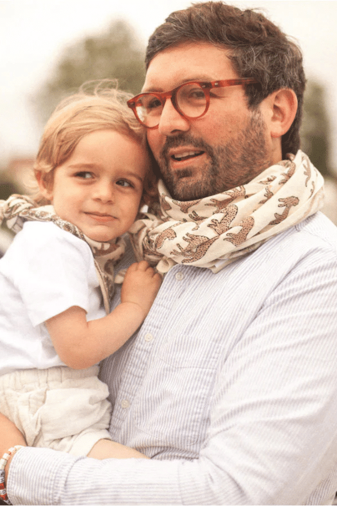 SMALL FOULARD MANIKA | Bengale Latte – Image 4