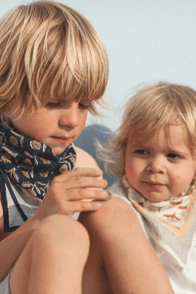 SMALL FOULARD MANIKA | Lotus Désert – Image 3