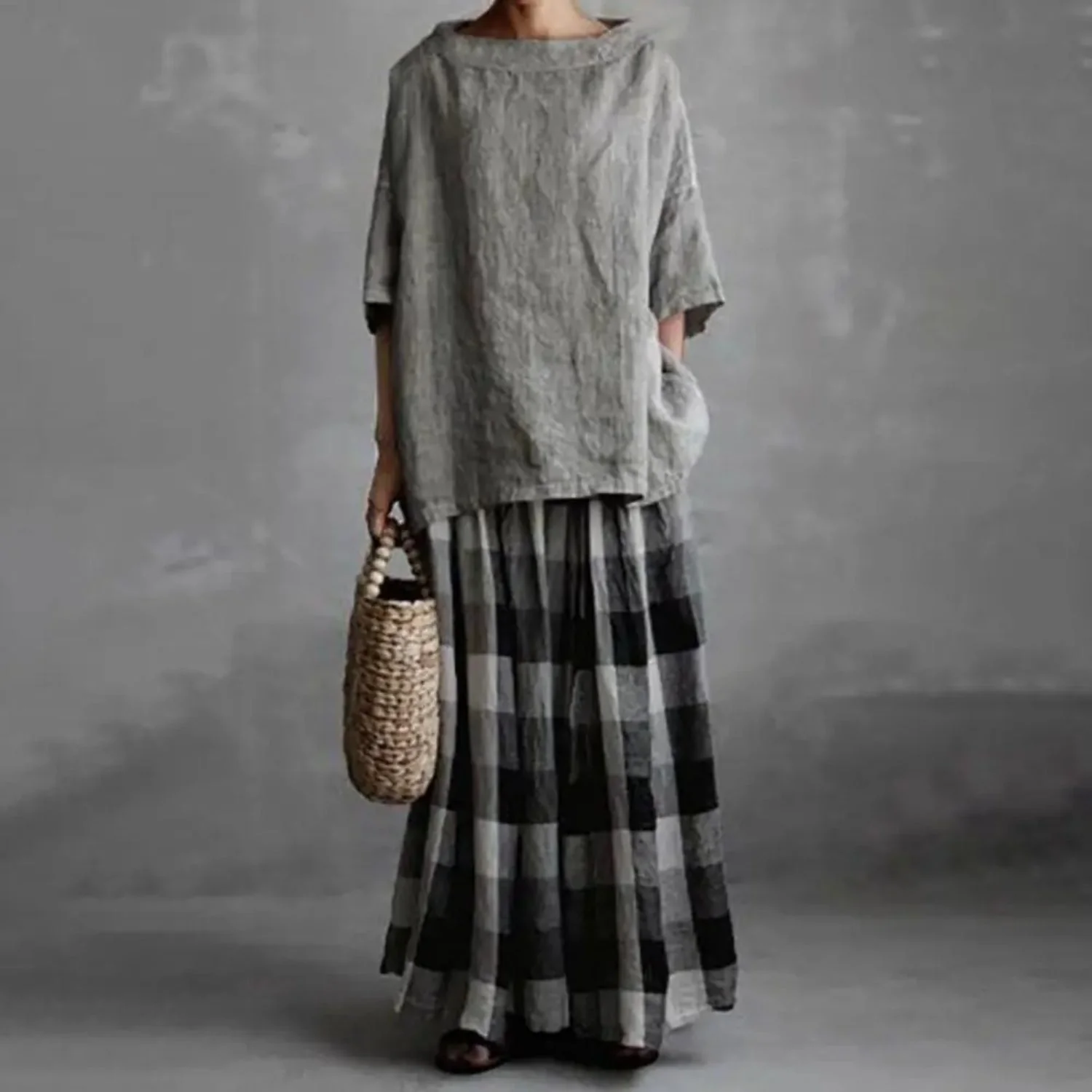 Clara - Haut Lin Ample Femme – Image 4