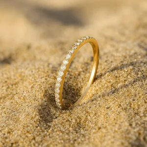 Bague Adorazione – Argent 925 & éclat serti délicat