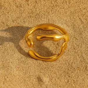 Bague Boccio – Plaqué or 18k ou argent
