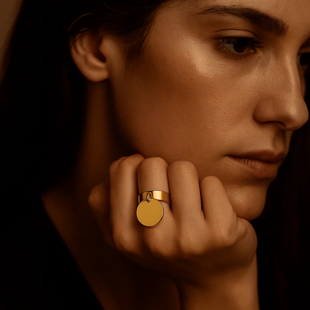 Bague Genova – Médaillon mobile – Image 3