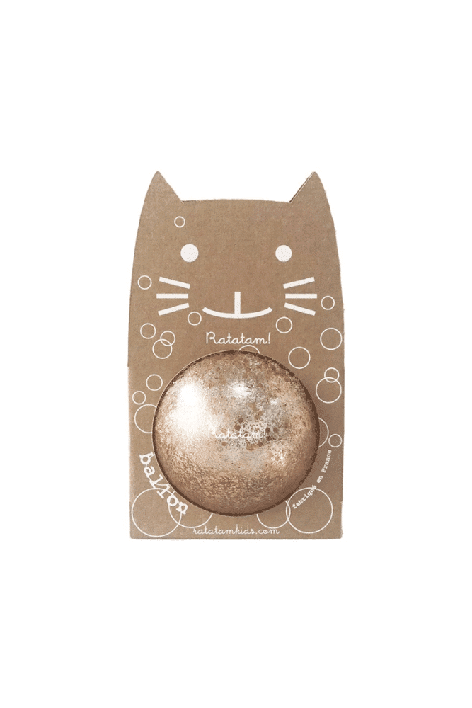 BALLON CHAT | Cuivre Pailettes 20cm