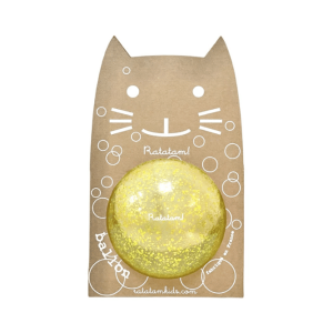 BALLON BULLE | Jaune 15cm