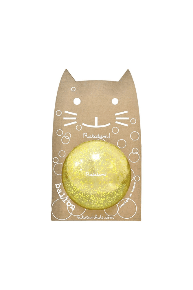 BALLON BULLE | Jaune 15cm