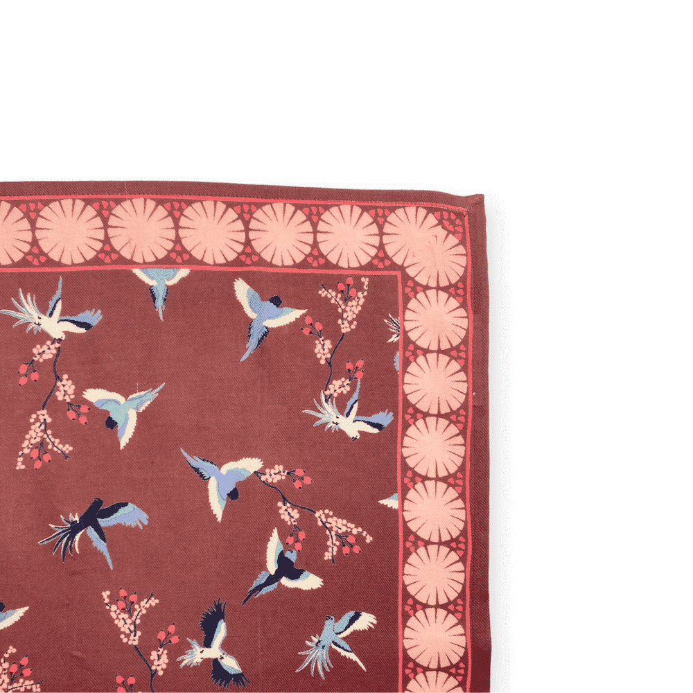 BIG FOULARD LATIKA | Cerisier rhubarbe – Image 3