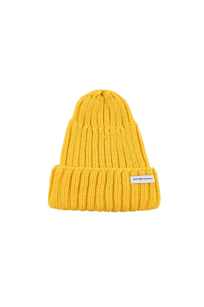 WE ARE GOMMU BONNET POUPEE | Jaune