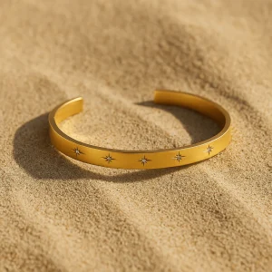 Bracelet Giustizia – Jonc et pierres fines