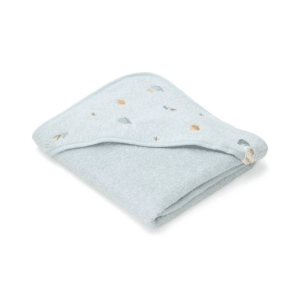 CAPE DE BAIN BRODEE | Bleu