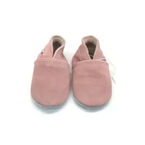 CHAUSSON CUIR BEBE | Rose