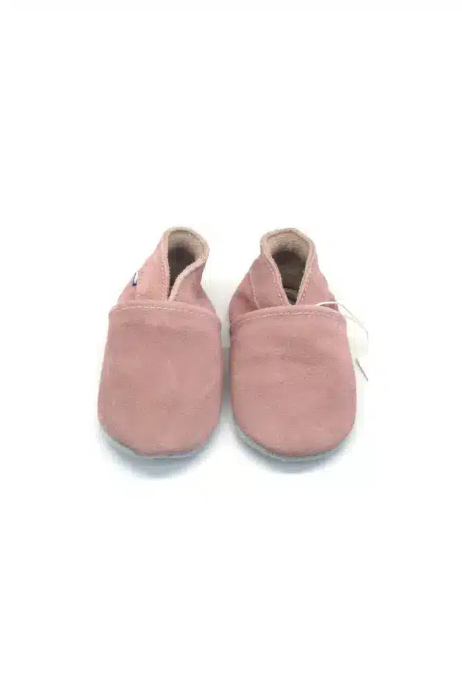 CHAUSSON CUIR BEBE | Rose