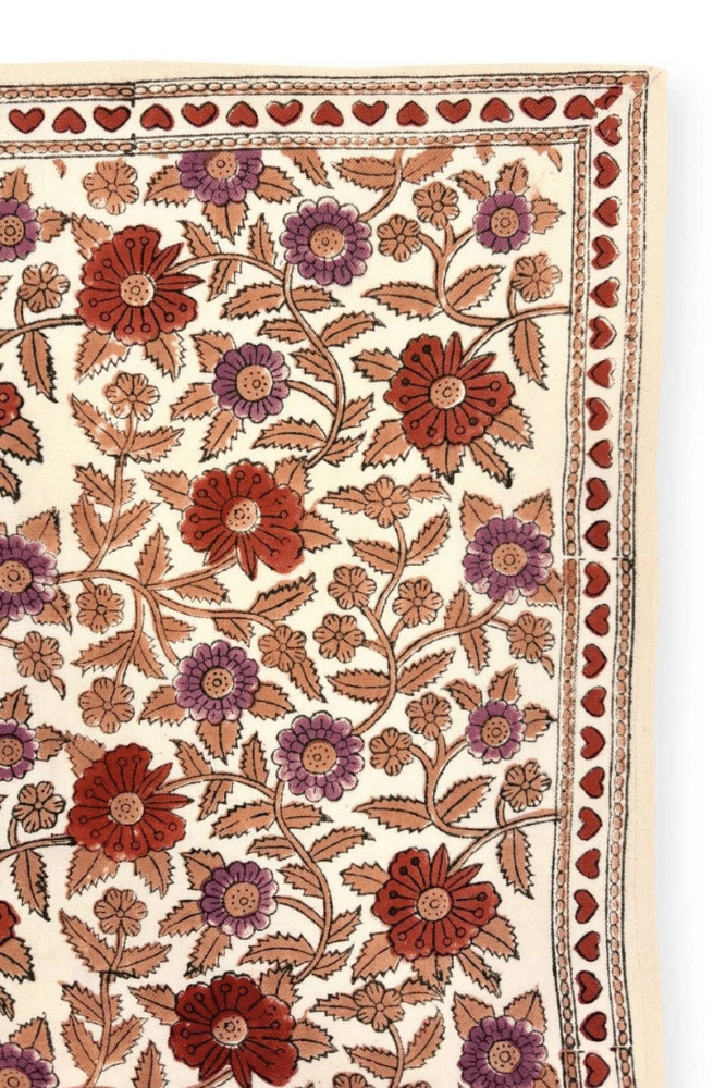 SMALL FOULARD MANIKA | Coeur macadamia fire – Image 4