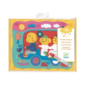 COLORIAGE MAGIQUE | Caché en route