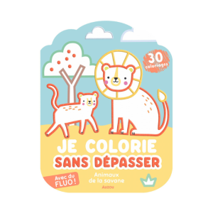 COLORIAGE FLUO | Animaux savane