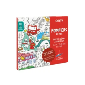POSTER GEANT A COLORIER | Pompiers de Paris