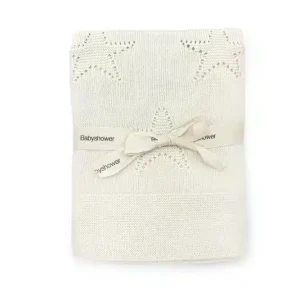 COUVERTURE TRICOT | Etoile Ivoire
