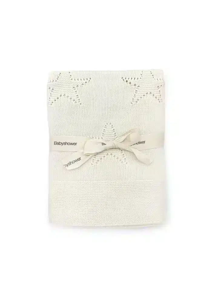 COUVERTURE TRICOT | Etoile Ivoire