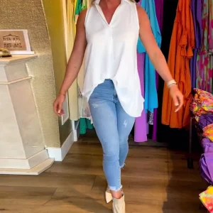 Lotte - Top Sans Manches À Volants