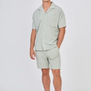 Ensemble Texturé Vert Clair