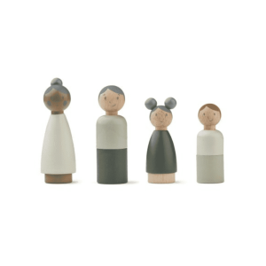 FAMILLE LOTTA DOLLS | Hunter green mix