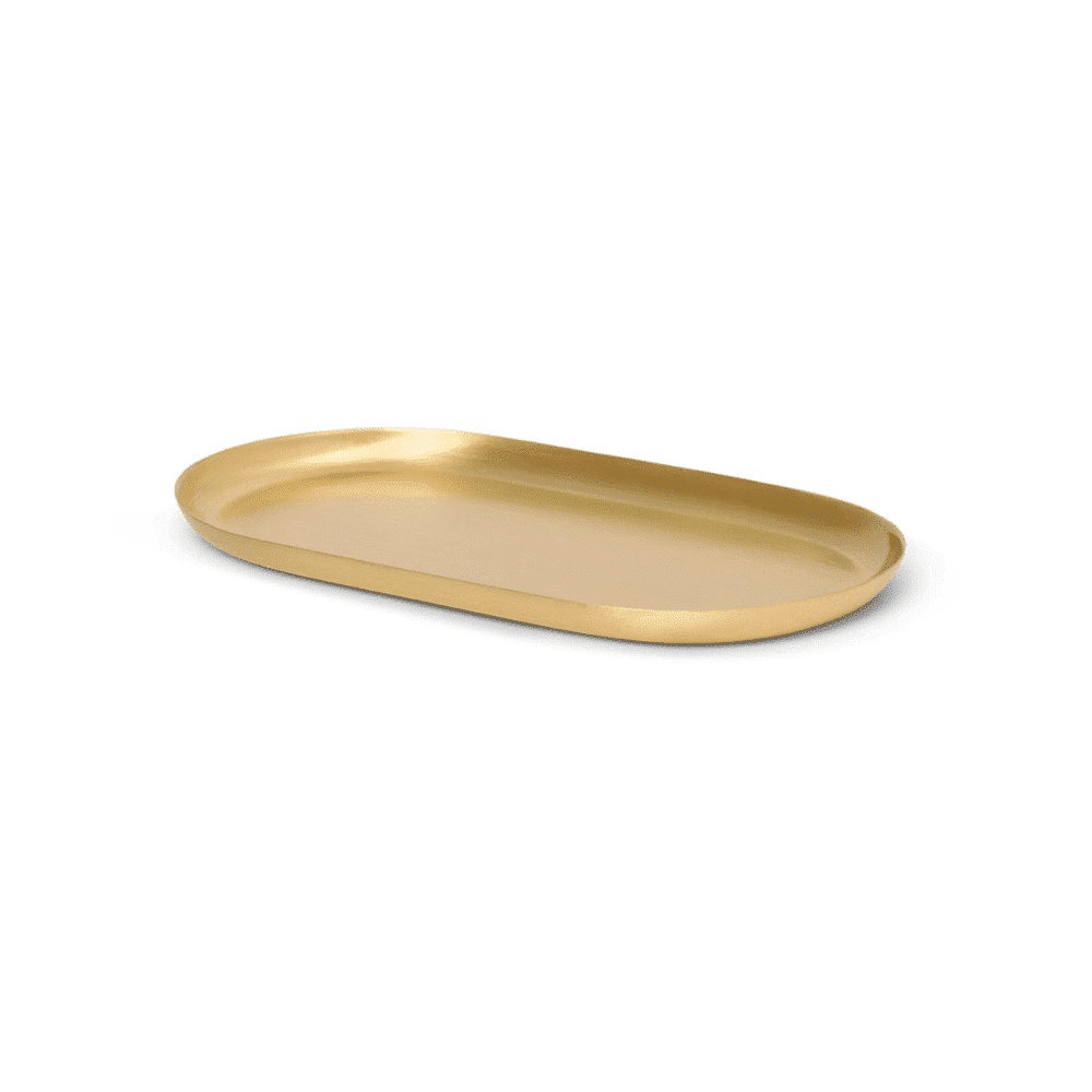 COUPELLE BASHO TRAY – Oval | Brass – Image 2
