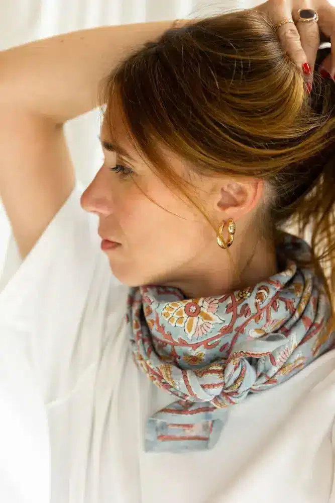 BIG FOULARD LATIKA | Bird Nuage – Image 4