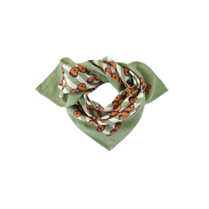 SMALL FOULARD MANIKA | Popcorn Olive