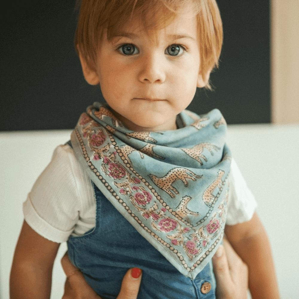 SMALL FOULARD MANIKA | Bengale Céladon – Image 3