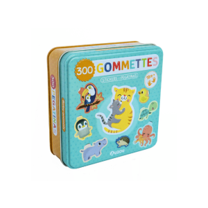 GOMMETTES BOITE METAL | Bebes animaux
