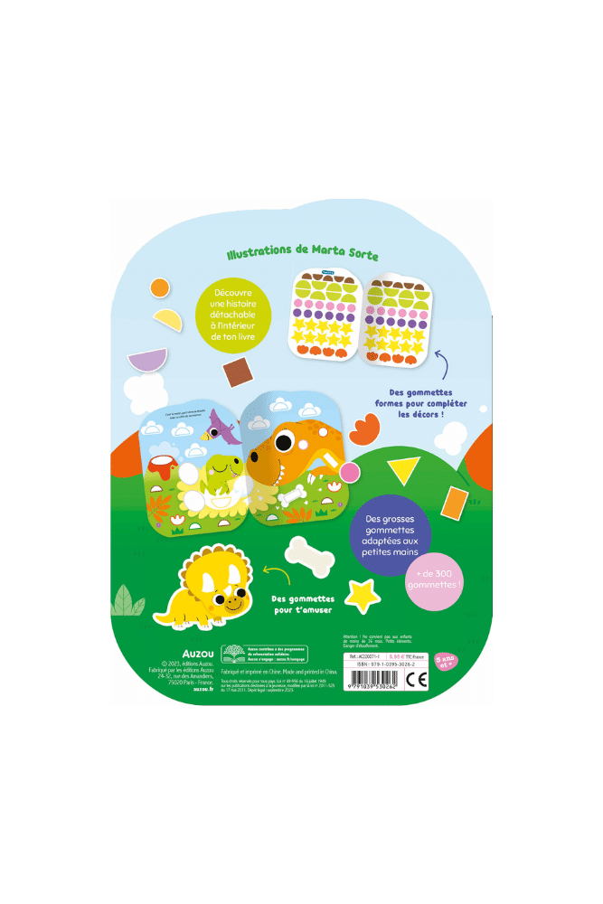 GOMMETTES FORMES | Petit dinosaure – Image 3