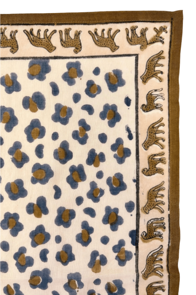 BIG FOULARD DUPATTA | Leopard Macadamia – Image 3