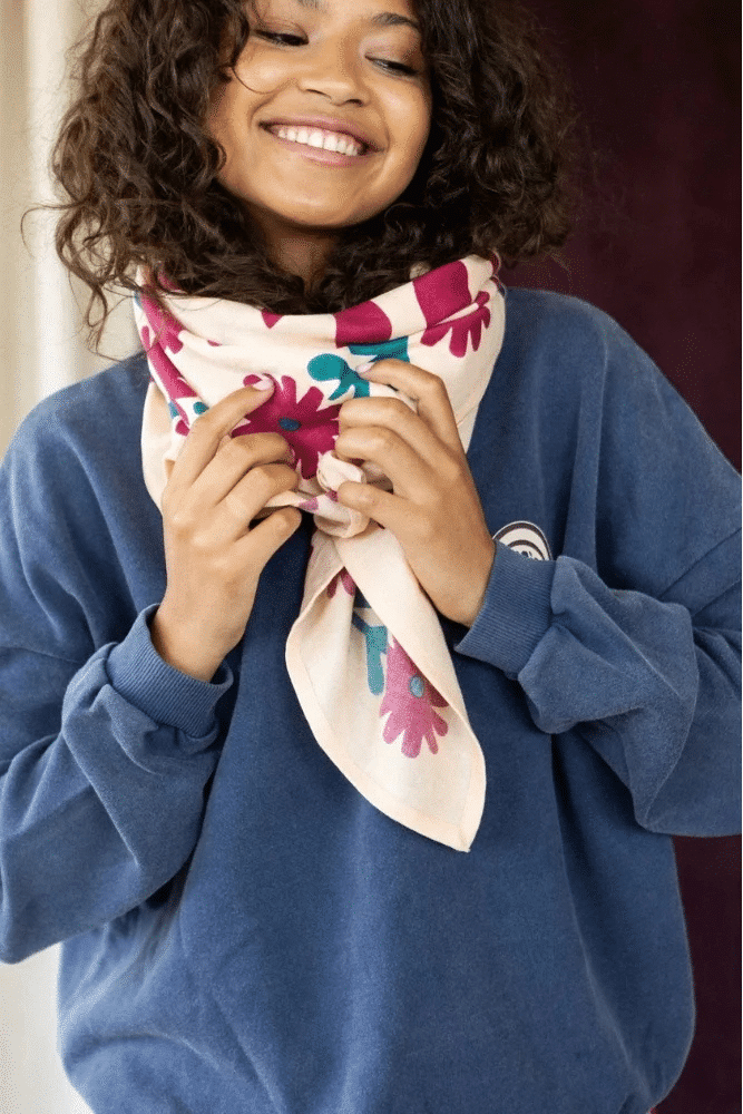 BIG FOULARD LATIKA | Rita macadamia – Image 4