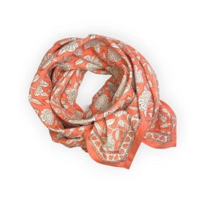BIG FOULARD LATIKA | Coeur Papaye