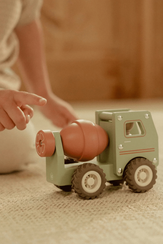 JOUET CAMION TOUPIE EN BOIS – Image 3