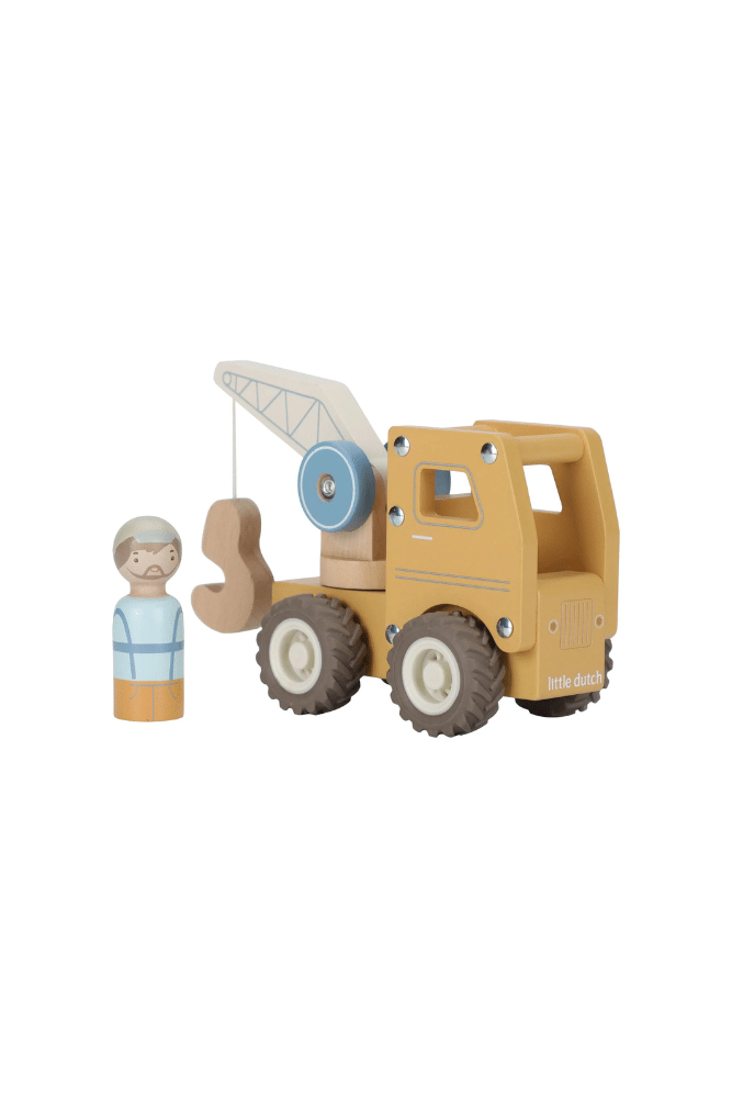 JOUET CAMION GRUE EN BOIS – Image 2