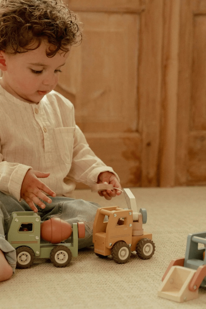 JOUET CAMION TOUPIE EN BOIS – Image 4