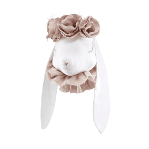 LAPIN | Couronne fleurs poudré