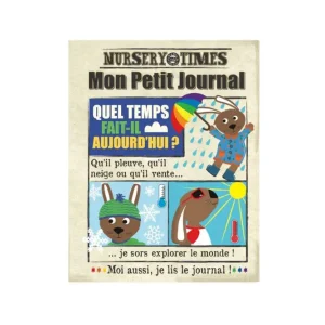 LIVRE MON PETIT JOURNAL | Quel temps fait-il aujourd’hui ?